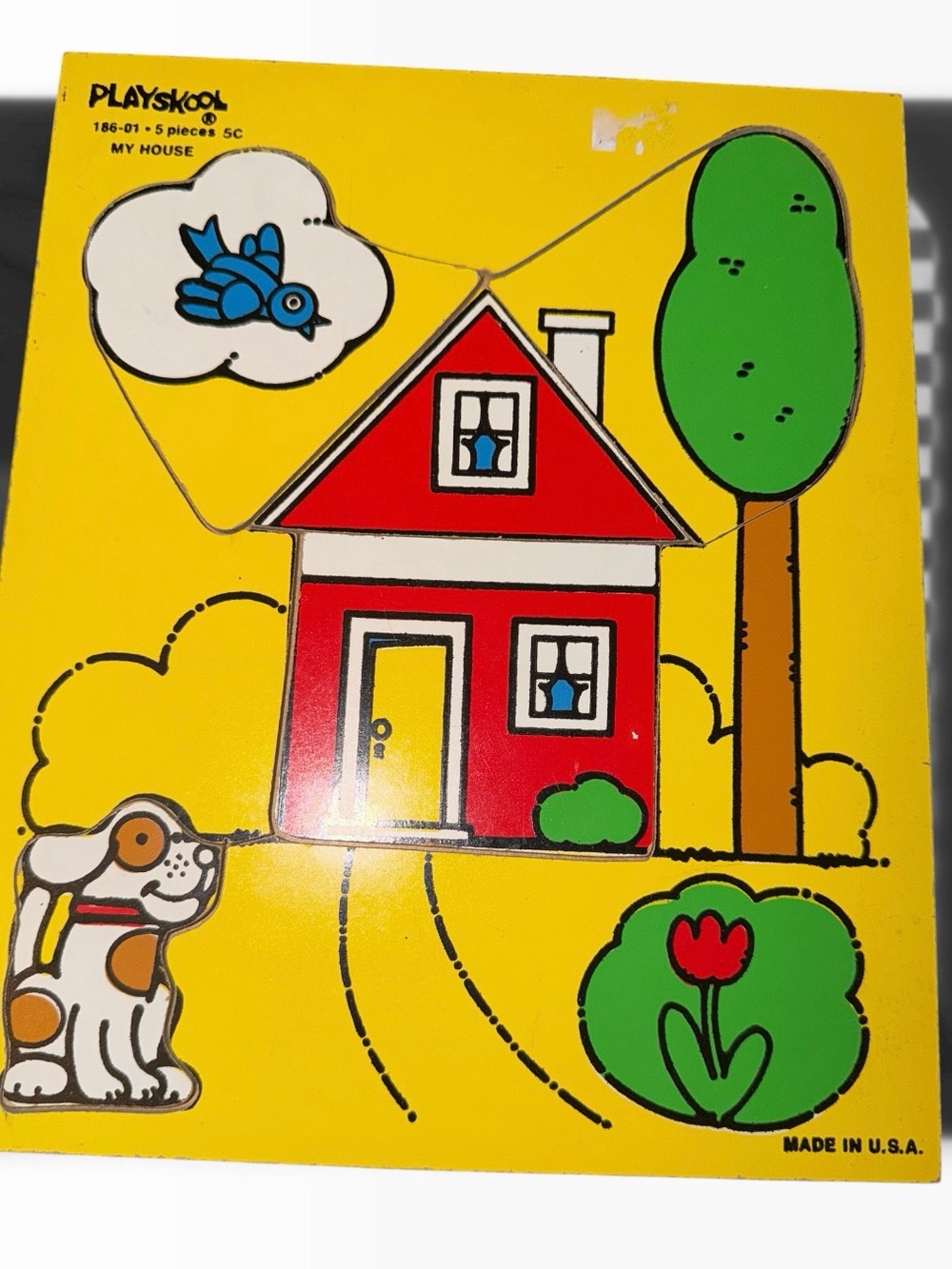 My House Dog Puzzle - Vintage Playskool